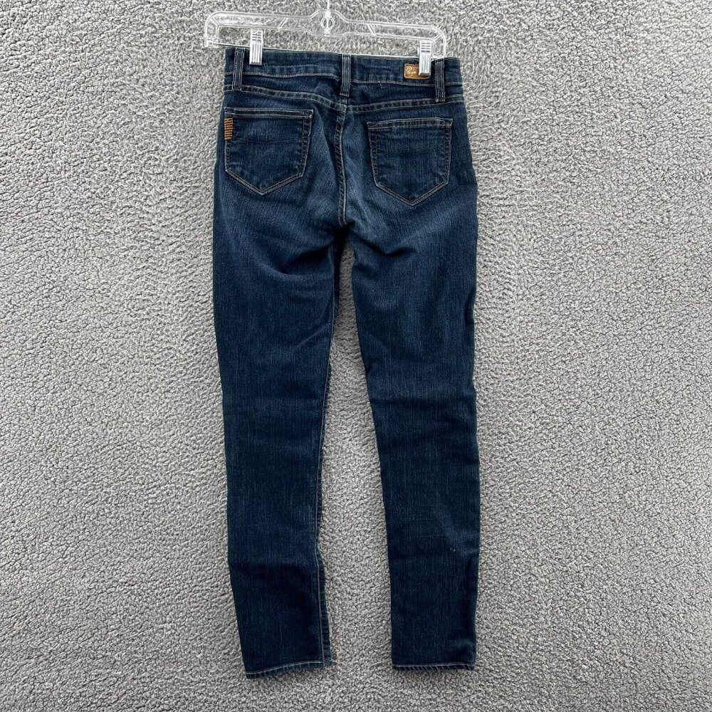 Paige Skyline Jeans Womens 26 Skinny Made In Usa Blue Stretch Denim * - Picture 2 of 11